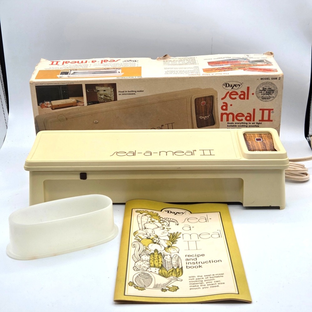 Dazey Seal A Meal II In Original Box  Complete 1977 Mid-Century